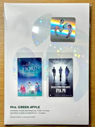 Mrs. GREEN APPLE 팜플렛 & 무비티켓 세트