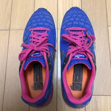 Puma 스니커즈 신발 러닝화 블루 x 핑크