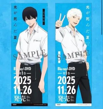 빛이 죽은 여름 DVD 애니메이트 특전 히카루 요시키 반재 B2 포스터