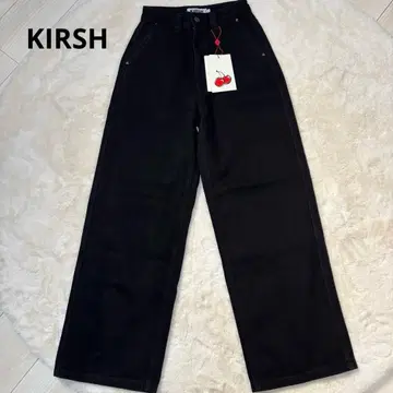 KIRSH 블랙 와이드 팬츠 사이즈 1