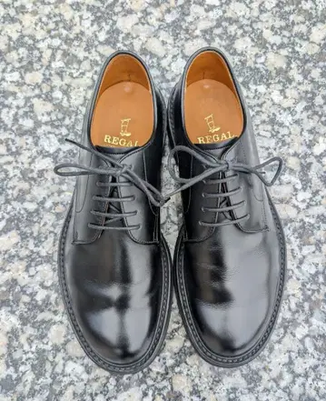 REGAL JN01 플레인토 블랙 24.5EEE