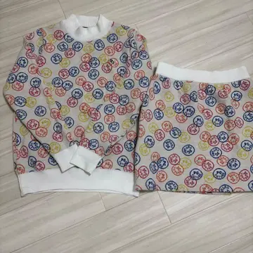 [새상품급] PG 로고 컬러풀 스웨터/스커트 상하의 셋업(1)