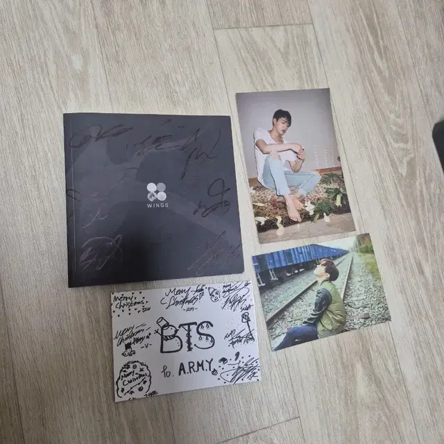 BTS 방탄소년단 윙즈 전멤버 싸인앨범 굿즈포함
