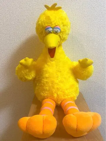 UNIQLO KAWS 빅버드 봉제 인형 세서미 스트릿 콜라보