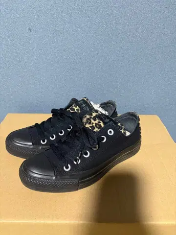 CONVERSE ALL STAR 블랙 레오파드 무늬