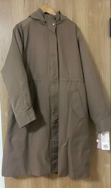 grove 발수 4WAY 인조 모피 라이너 롱 맘파