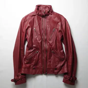 00s Gimmick Cow Leather Riders Jacket
