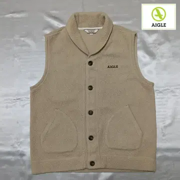 [ AIGLE ] 에이글 보아 원단 베스트 ( M 사이즈 )
