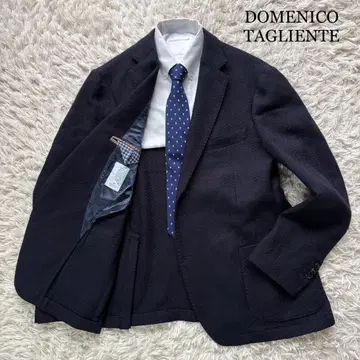 새상품급 도메니코 타리엔테 테일러드 자켓 이탈리아제 네이비 54