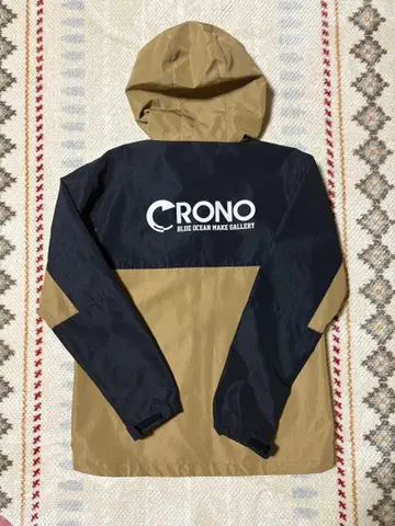 CRONO 낚시용 자켓 후드 부착 베이지/블랙