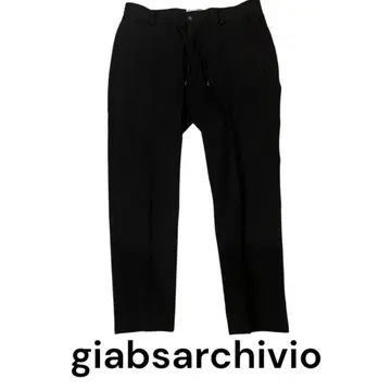 giab's archivio MASACCIO 블랙 46 이지 슬랙스