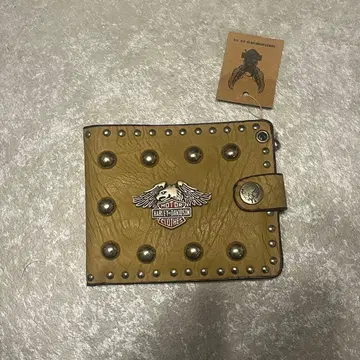 Harley-Davidson 할리 스터드 이단 접이식 아메카지 지갑