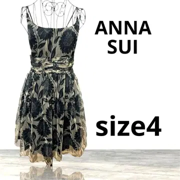 새상품 ANNA SUI 파티 드레스 튤 레이스 정가 66000엔