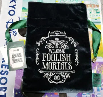 [ 새상품 ] 디즈니 호손트 맨션 파우치 디즈니 쇼핑백 포함