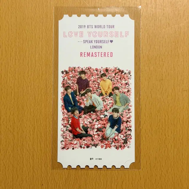 방탄소년단 <BTS MOVIE WEEKS> 오리지널티켓 2019