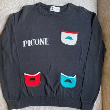 피코네 코튼 니트 스웨터 사이즈 38 코튼 100%