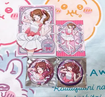 아이돌 마스터 시구레우이 콜라보 브로마이드 캔뱃지 특전 미즈시마 사키