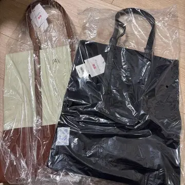 JWA UNIQLO 블랙 내추럴 토트백 미사용품