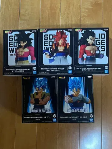 미개봉 드래곤볼 피규어 5체 세트