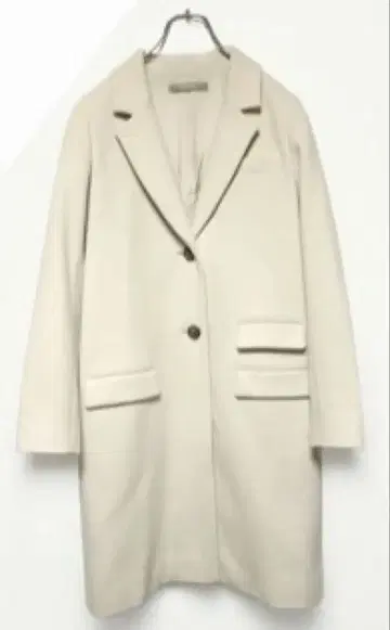 Theory luxe 아이보리 체스터 코트