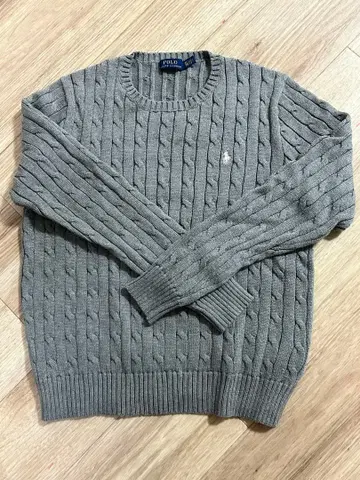 랄프 로렌 케이블 코튼 니트