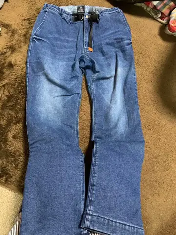 KRIFF MAYER 데님 팬츠 파란색 허리 조절 가능