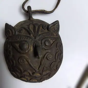 발리 기념품 액세서리 놋쇠풍 올빼미풍 모티브 펜던트