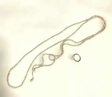 담수 펄 목걸이 & 담수 펄 반지