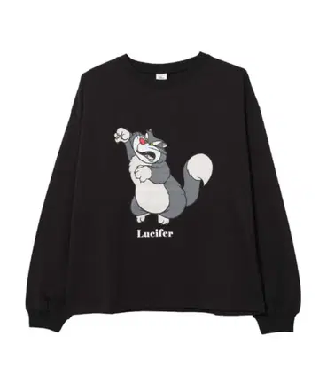 Disney 루시퍼 긴팔 T셔츠
