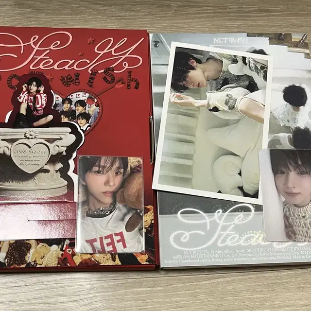 포카포함 풀세트)엔시티위시 스테디 개봉 앨범 시온 사쿠야 유우시 재희