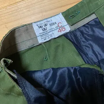 W31~32 80's Sweadish Army Utility Pants