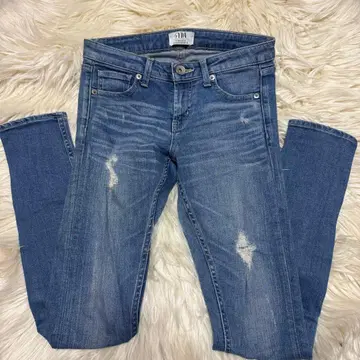 GYDA 백 립드 스키니 데님 팬츠 M