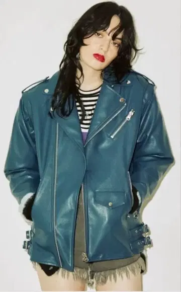 jouetie 빈티지 라이크 2WAY 라이더 자켓