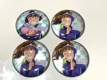 닌타마 란타로 장마철 홀로그램 캔뱃지 야마다 리키치 코마츠다 슈사쿠