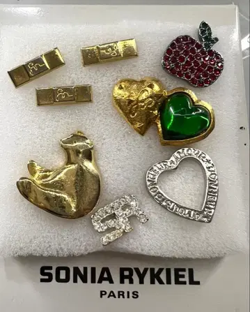 소니아 리키엘 핑 브로치 8점