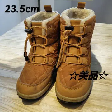 OUTDOOR 23.5cm 브라운 보아 부츠 방한 미끄럼 방지