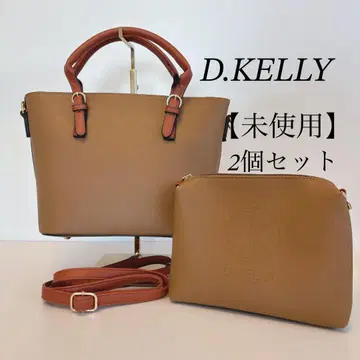 미사용 새상품 D.KELLY 카멜 핸드백 세트 2