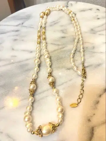 새상품급 ROPE 펄 목걸이