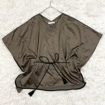 RE LEAN 레린 브라운 V넥 브라운 계열 깔끔한 테론테론