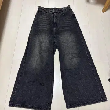 MASONPRINCE 플레어 데님 팬츠 블랙