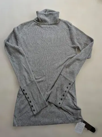 [ 새상품 ] JAENASIS 14G 컬러 리브 터틀넥 스웨터