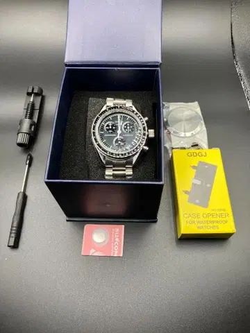 특별 한정 판매 크로노그래프 스틸 벨트 사양