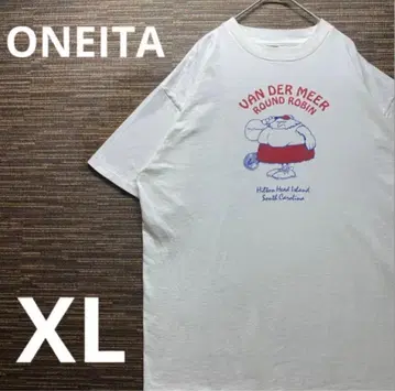 오니타 빈티지 셔츠 90s 구제 의류 귀여운 아저씨 Y2K