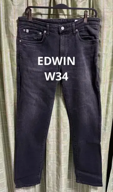 EDWIN 남성용 청바지 데님 롱팬츠