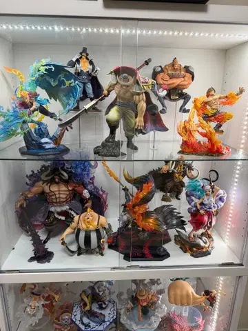 원피스 액션 피규어 불꽃 이펙트