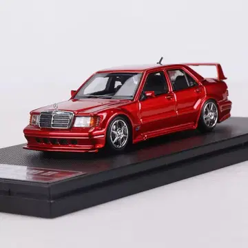 1/64 HKM 벤츠 190E W201 에보 II 레스트모드 빨간색