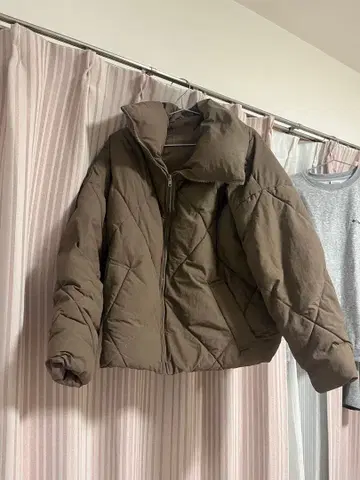 브라운 다운 자켓