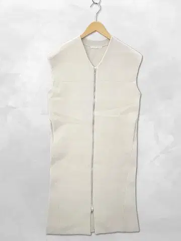 iCB 2024AW [ 세탁 가능 ] 코튼 셔닐 베스트 원피스 S