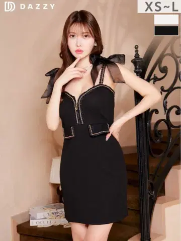 DAZZY 블랙 드레스 XS