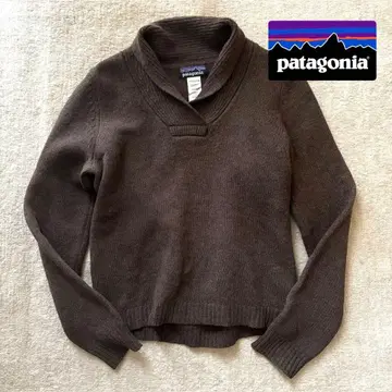 [ patagonia 파타고니아 ] 니트 스웨터 브라운 긴팔 램스울